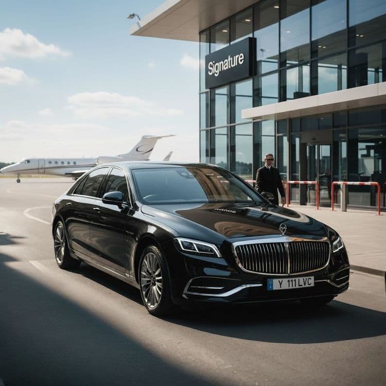 Luxury Chauffeur Service for FBO Private Terminals
